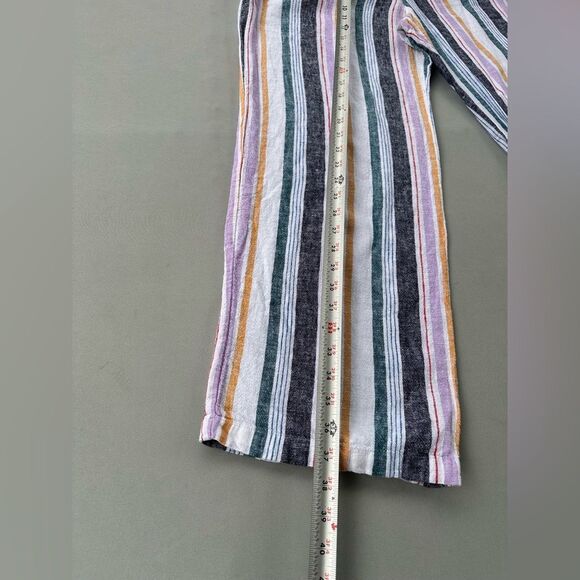 🎉5 for $45🎉 Old Navy Pants Wide Leg Women Size L Linen Blend - Picture 3 of 10